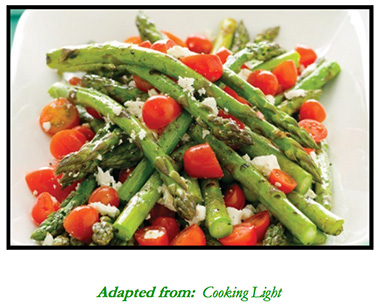 Asparagus dish
